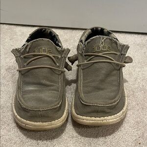 Hey Dude Olive Green Casual Shoes